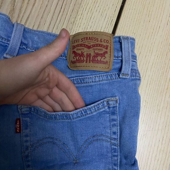 Levi’s High Rise Womens Shorts Size 27 - Picture 4 of 7